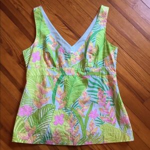 Lilly Pulitzer Tropical Print Top